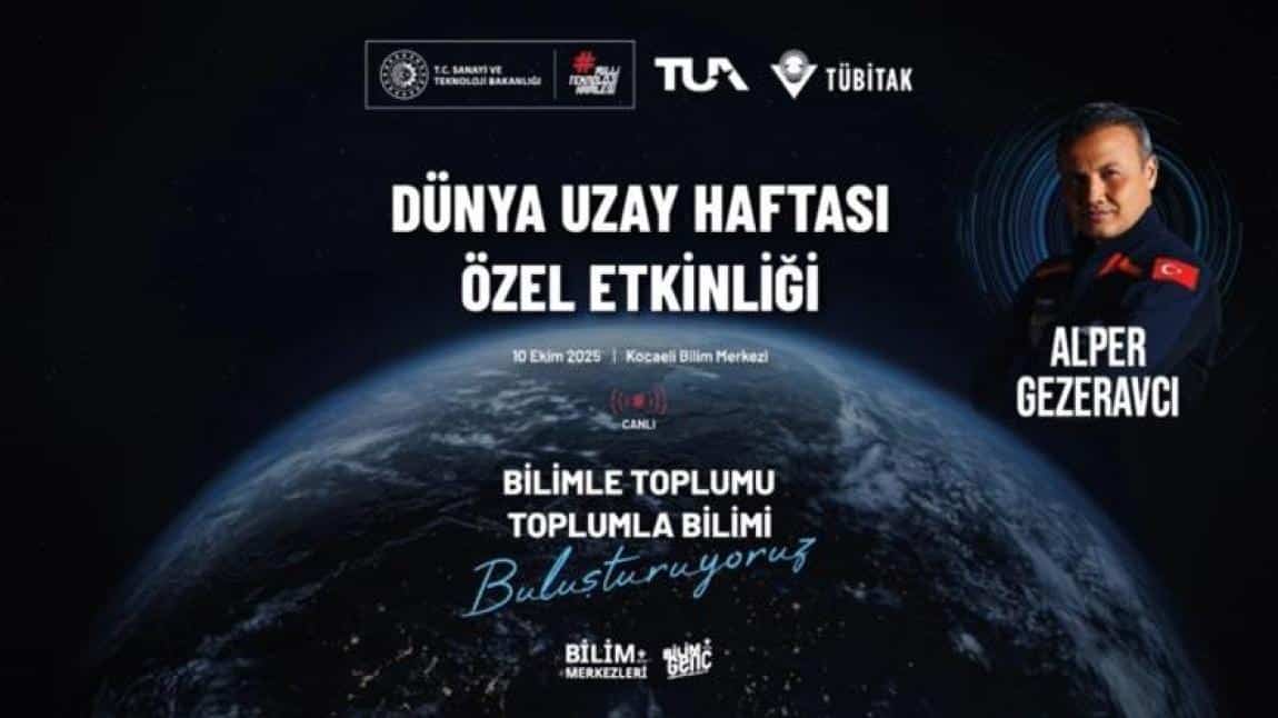Fatih Ortaokulu Öğrencileri Dünya Uzay Haftası’nda Bilim İnsanlarıyla Buluştu